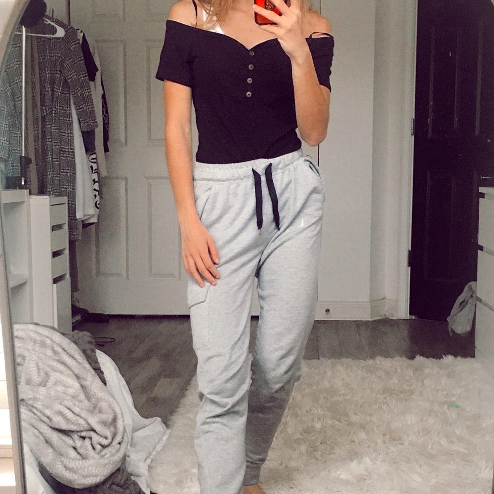 Black Off the Shoulder BodySuit